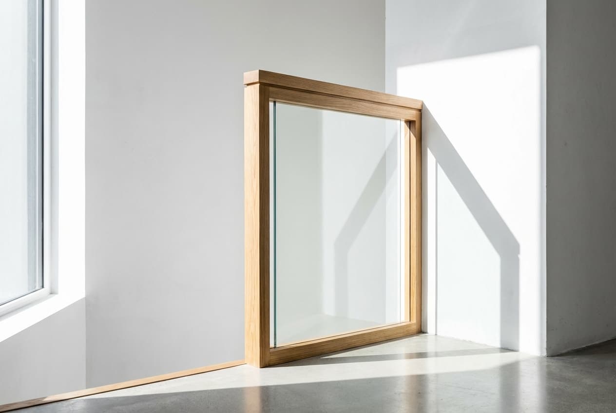 Comment fermer un palier d'escalier ? Guide et solutions Détail épuré d'une cloison de séparation pour palier d'escalier