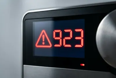 Code erreur 923 affiché sur l'écran d'une chaudière