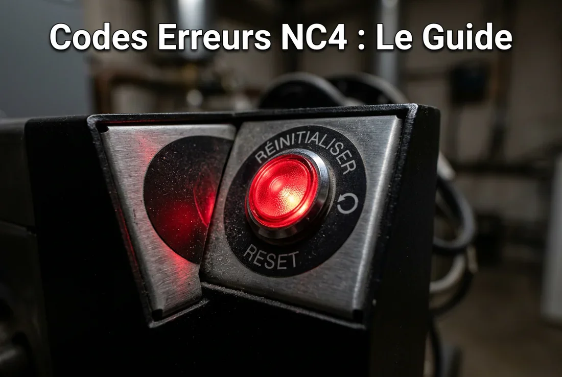 Schéma explicatif des signaux lumineux du coffret de sécurité Cuenod NC4