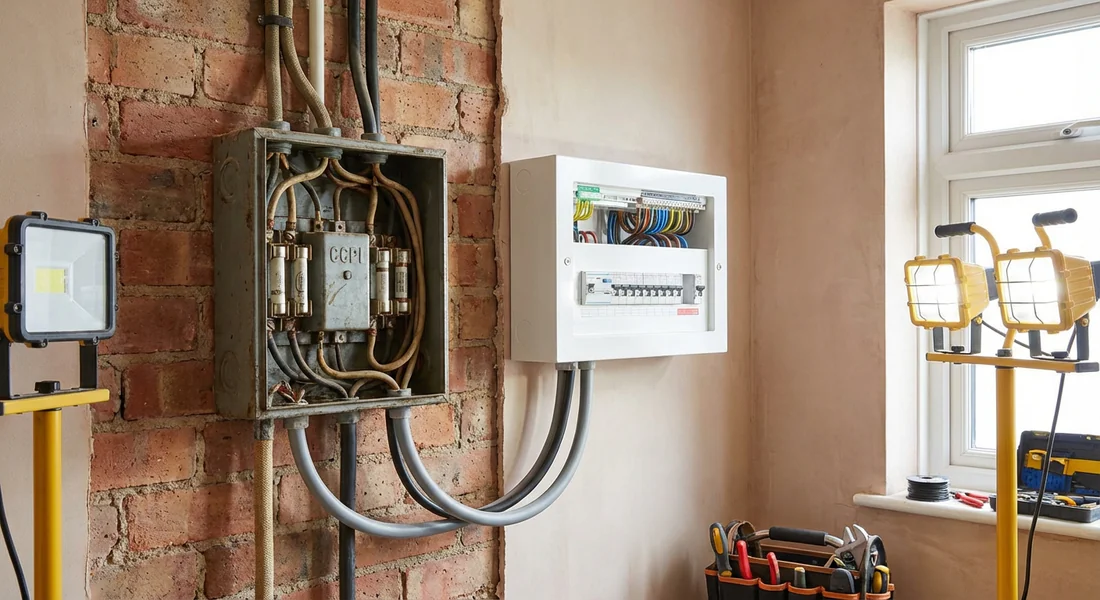 Mise aux normes d'une installation électrique avec boîtier CCPI.