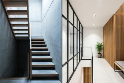 Comparaison miniature fermeture palier escalier