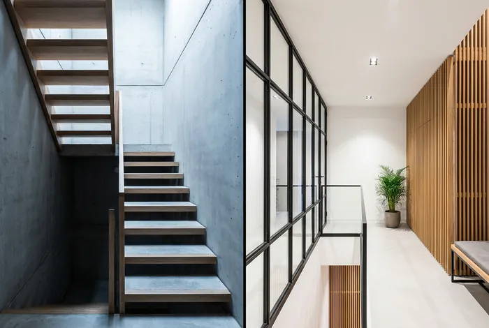 Comparaison miniature fermeture palier escalier